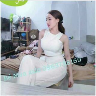 Sét áo croptop quần dài sexy
