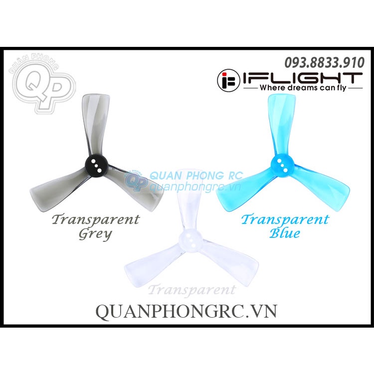 Cánh 3 Lá iFlight Nazgul Cine 2525 3 Blades FPV Cinewhoop Propellers (2 Cặp)