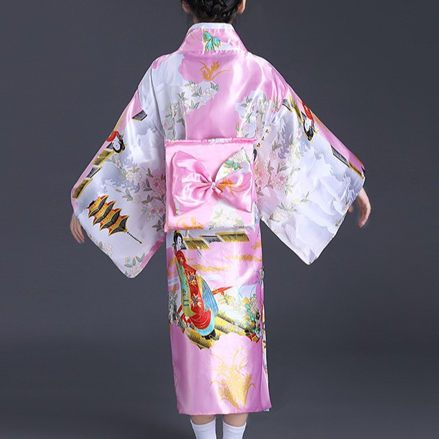 Yukata kimono cho bé gái . Hàng đặt trước 10 ngày.