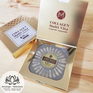 VỈ 28 VIÊN COLLAGEN TƯƠI MULTI VITA CAPSULE AMPOULE