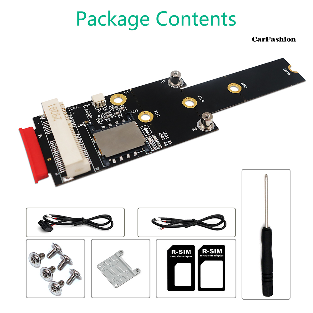 Card Chuyển Đổi Mini Pci-E Sang Ngff M.2 Key M A / E Với Khe Sim Tiện Dụng | BigBuy360 - bigbuy360.vn