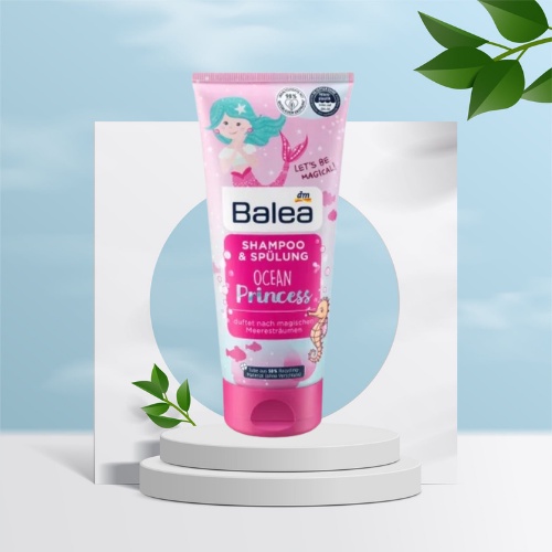 Dầu gội xả cho bé Balea Ocean Princess 2in1 nội địa Đức 200ml - Shop Melyca