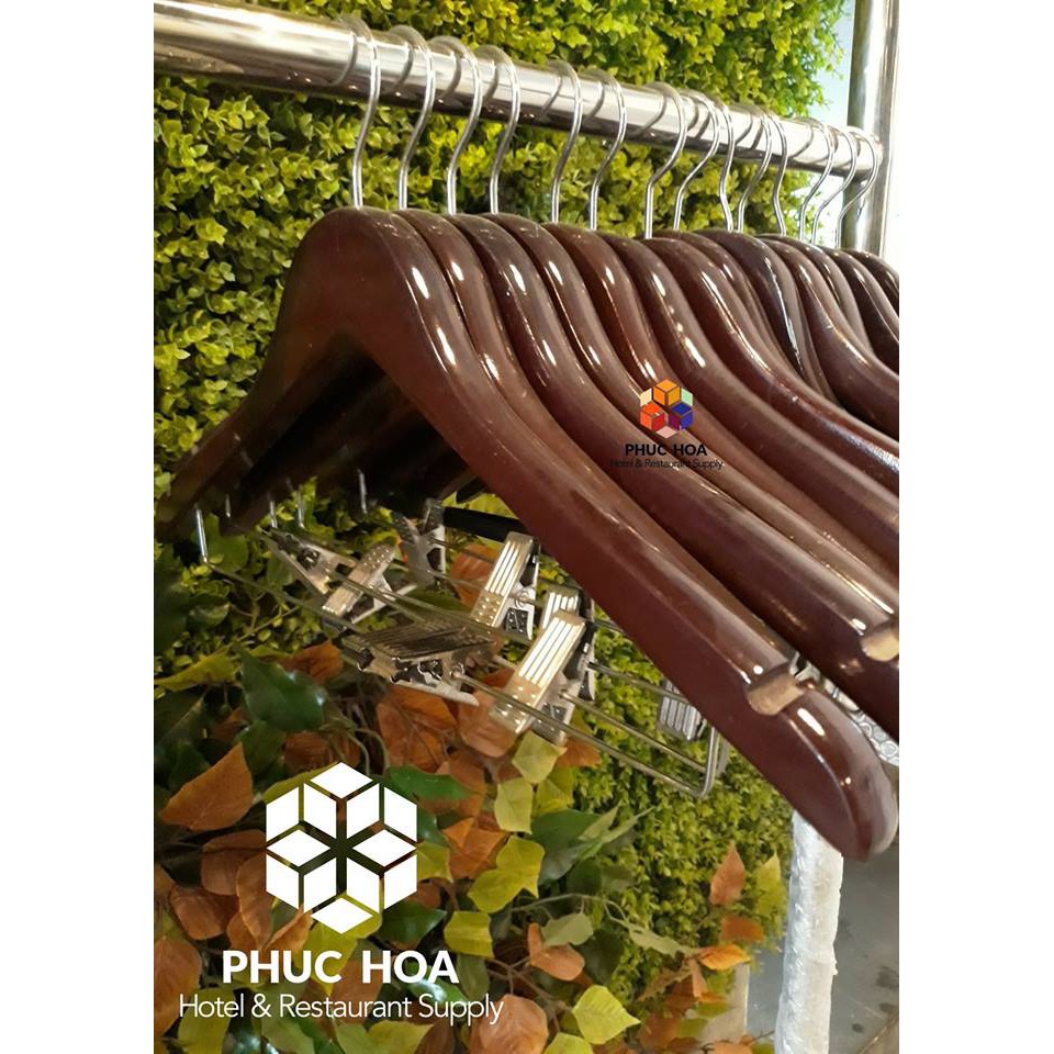 Mắc treo áo vest bằng gỗ xoay 360 độ | BigBuy360 - bigbuy360.vn