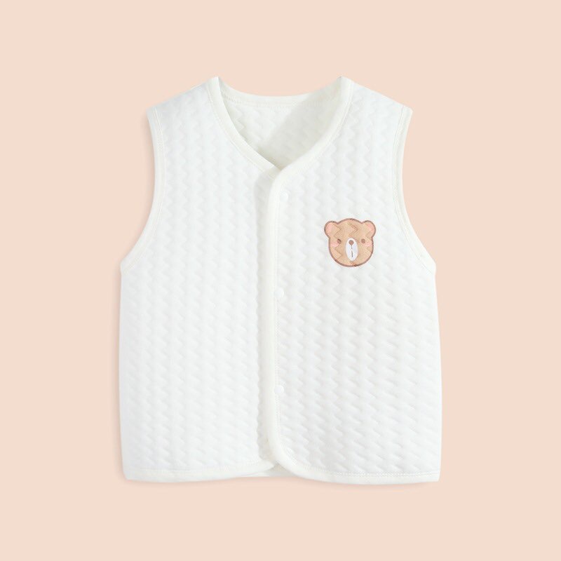 𝗦𝗵𝗼𝗽 𝗠𝗲̣ 𝗕𝗼𝗯 𝟴𝟲 - Áo khoác gile cotton trần bông cho bé trai và bé gái