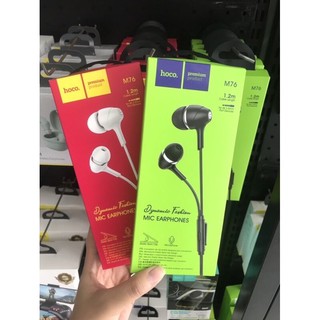 ✔Nowship - tai nghe có dây,tai nghe chống ồn có míc HOCO M76 chân 3.5mm dùng cho iphone,sam sung oppo huawei