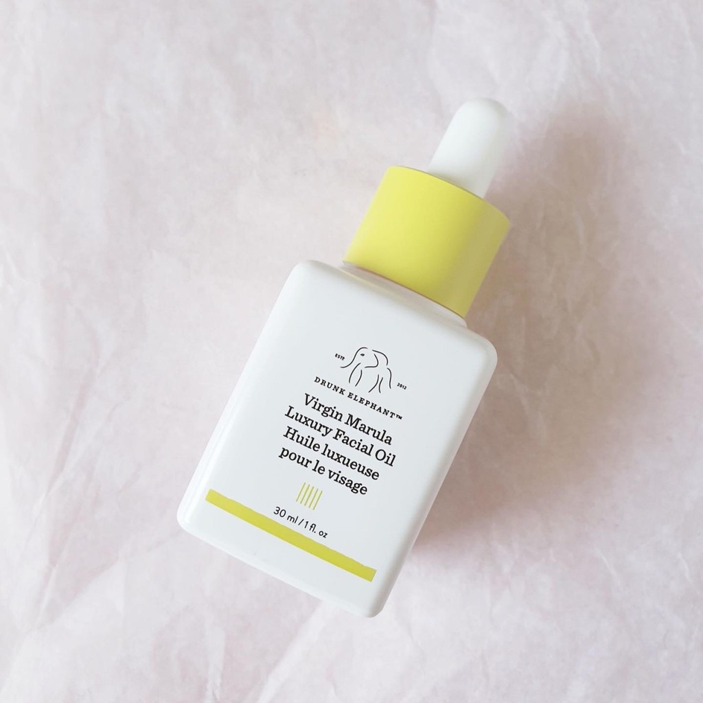 Dầu dưỡng sáng da Drunk Elephant Virgin Marula Luxury Facial Oil 8ml