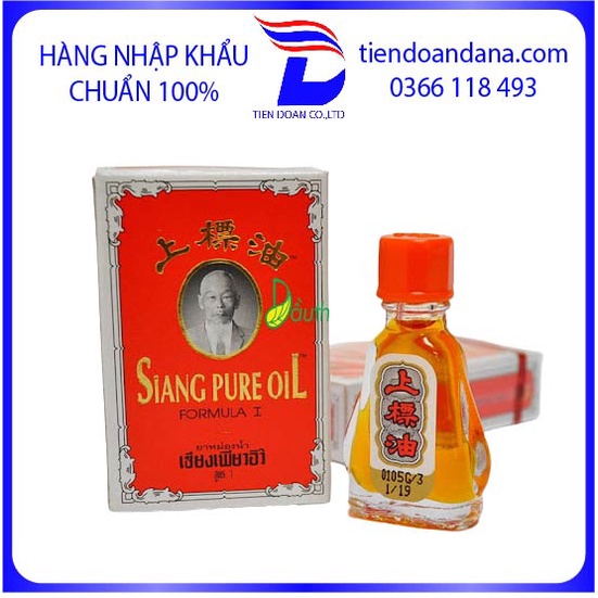 Dầu lào đỏ Siang Pure Oil Fomula Thái Lan