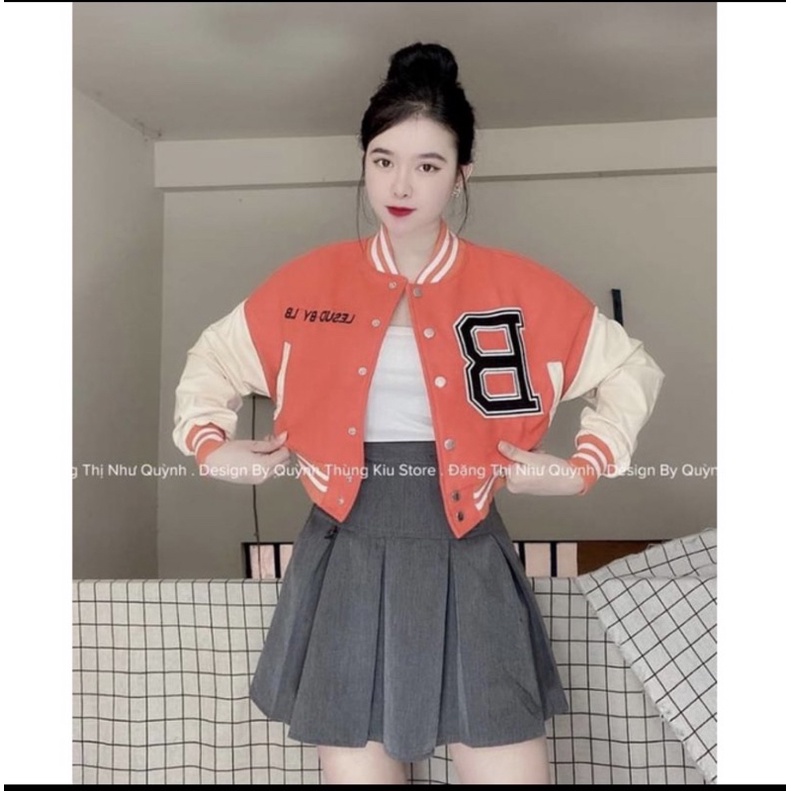 Áo Nỉ Bomber Dáng Crotop Nhiều Màu alohashop91