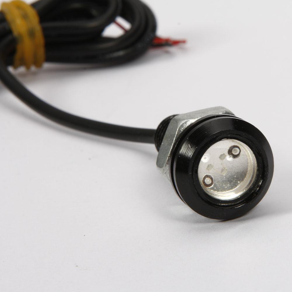 Đèn LED Sương Mù DRL 9W 18MM 12V 24V Ánh Sáng Trắng / Vàng / Xanh Dương Chuyên Dụng Cho Xe Hơi / Xe Tải