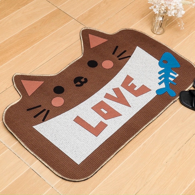 Thảm chân 3D hình thú siêu cute