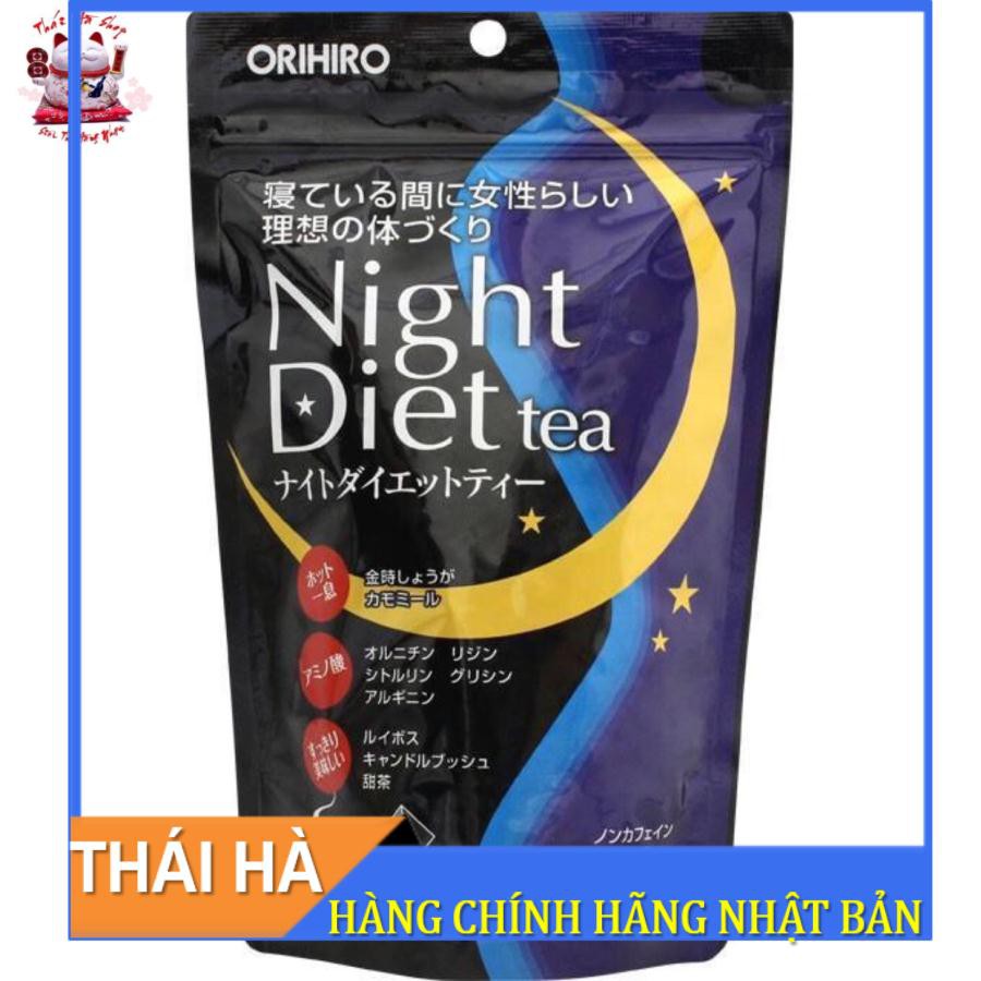 Trà túi lọc night diet orihiro 20 gói