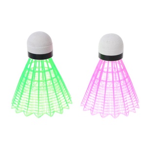 4 Quả Cầu Lông Bằng Nhựa Có Đèn led Phát Sáng Nhiều Màu Sắc Độc Đáo