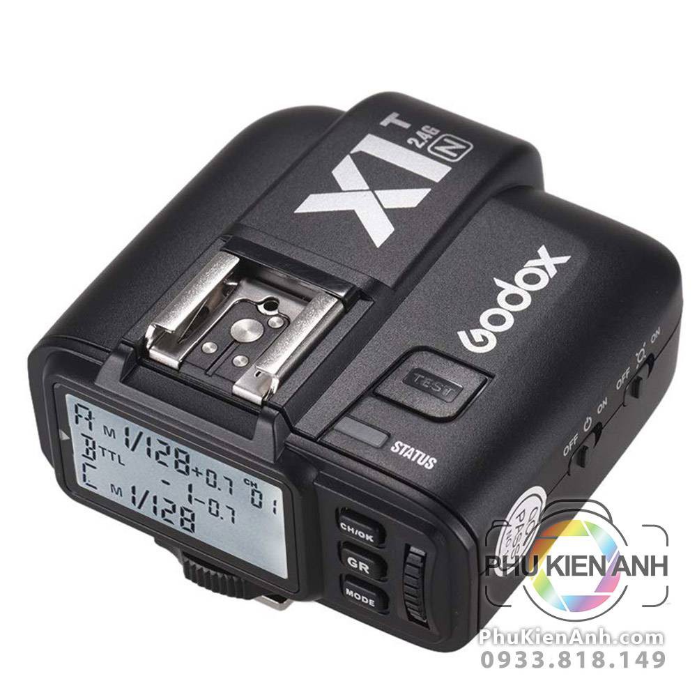 Trigger Godox X1 kích hoạt đèn Flash Godox