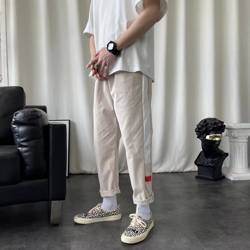 Quần Thể Thao Ống Rộng Thời Trang Xu Hướng Hàn Quốc Cho Nam