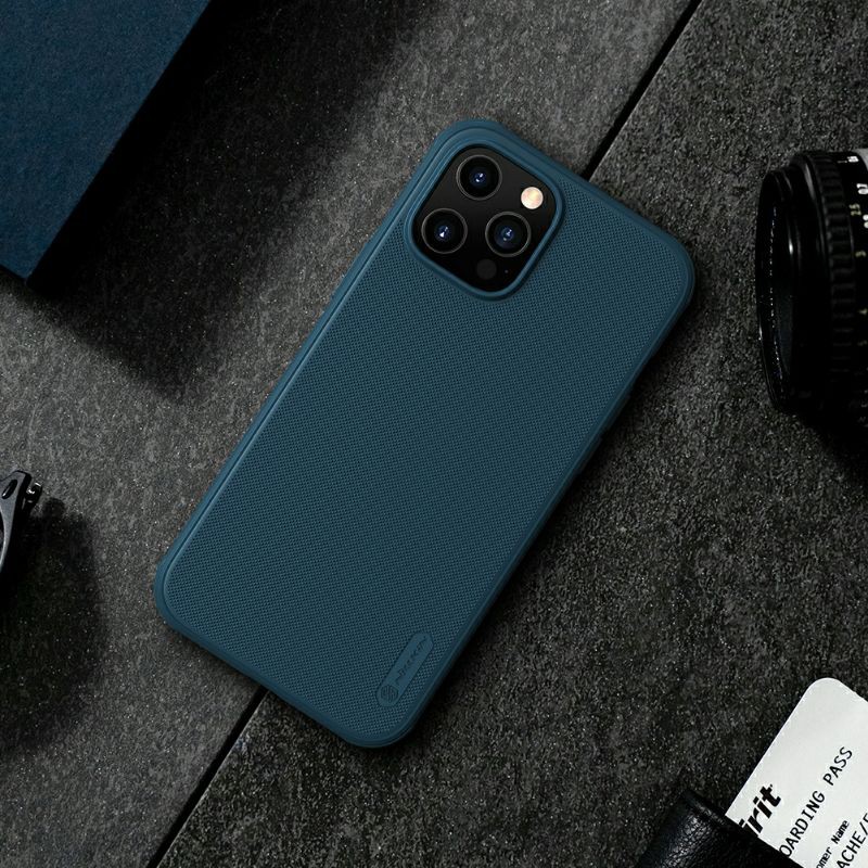 Ốp lưng iPhone 15 Pro Max 14 pro max 13 Pro Max 12 Pro Max 11 pro max Nillkin Frosted Shield lưng sần chính hãng
