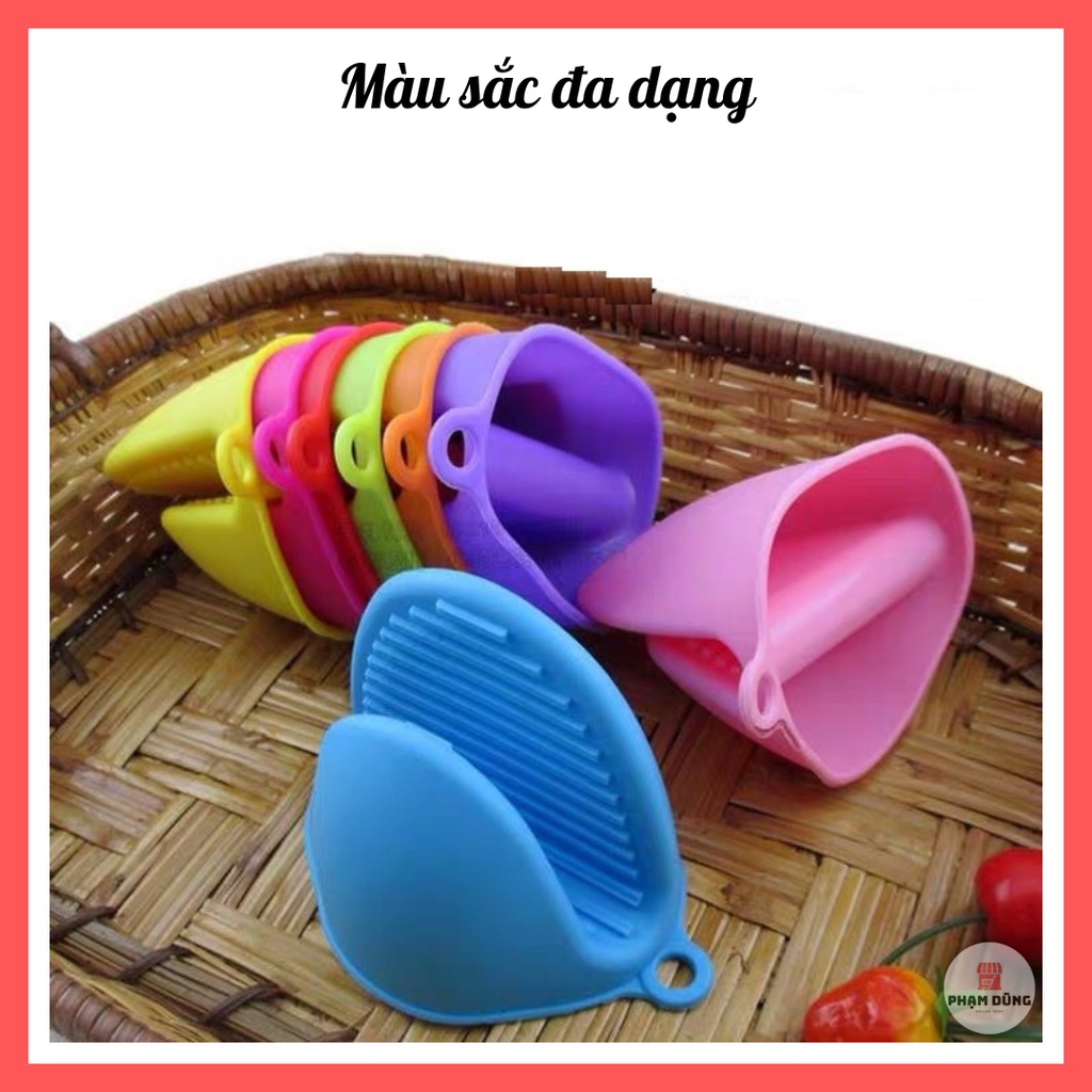 Dụng cụ nhấc nồi chống nóng , cặp nhấc nồi , găng tay nấu nướng bằng cao su