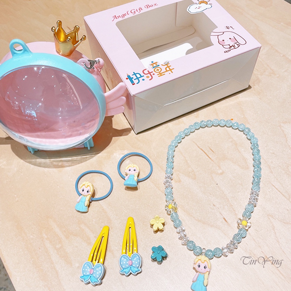 GETNOIVAS Hộp Đựng Trang Sức Dễ Thương Nhiều Màu Sắc Cho Bé Gái