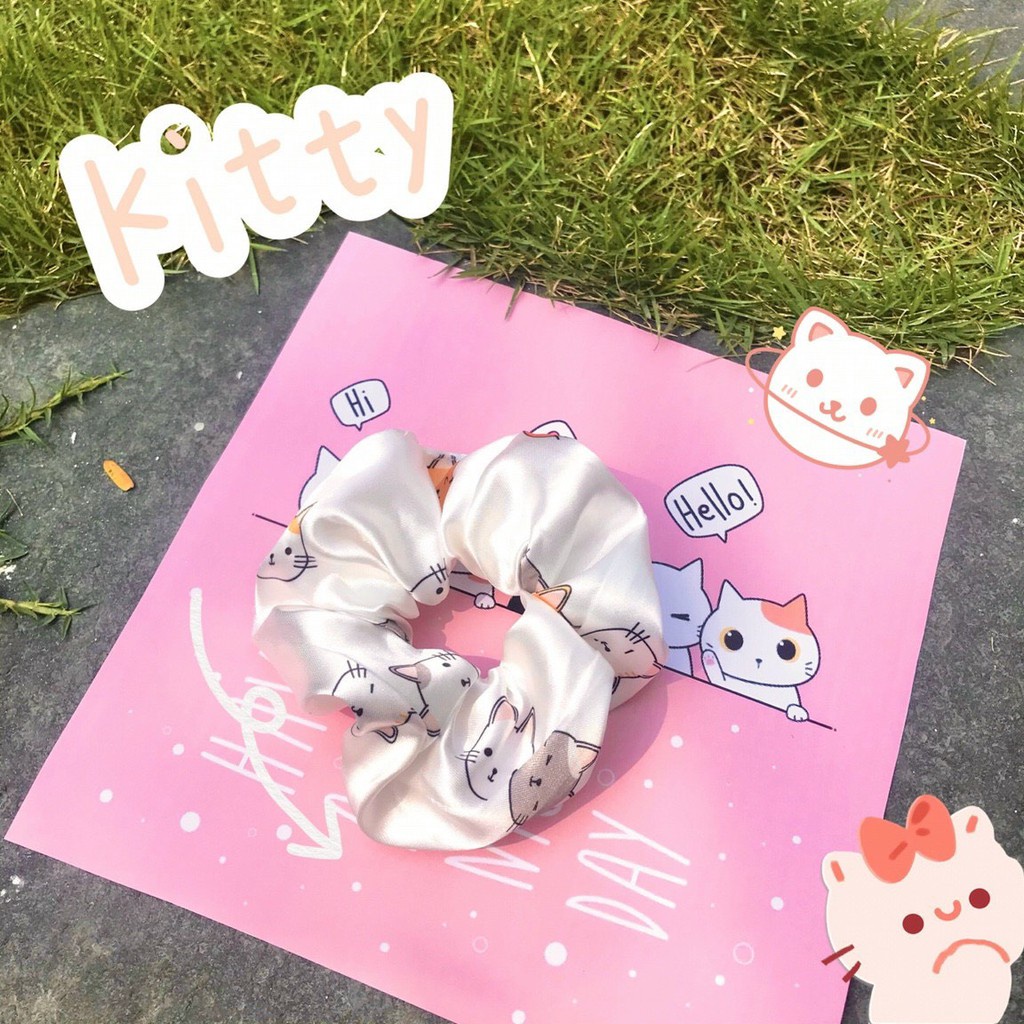 Dây Buộc Tóc Scrunchies Kakao Friends Quốc Dân Cực Xinh 2021