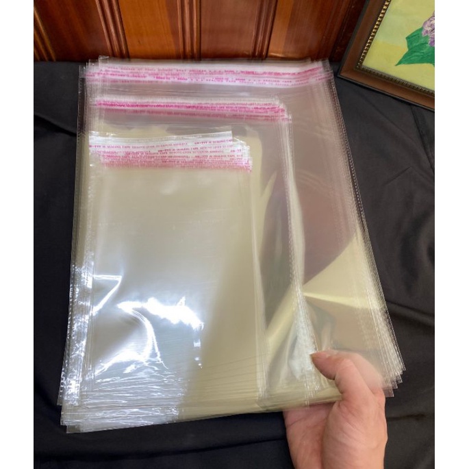 Túi bóng kính dán miệng / túi OPP | đủ SIZE,