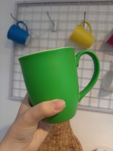 Ly gốm uống trà nhiều màu | Tách cà phê có quai - Multicolor Ceramic Cup