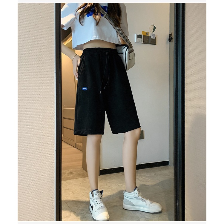 Quần short thể thao ZHELIHANGFEI ống rộng chất liệu cotton thời trang mùa hè oversize cho nữ