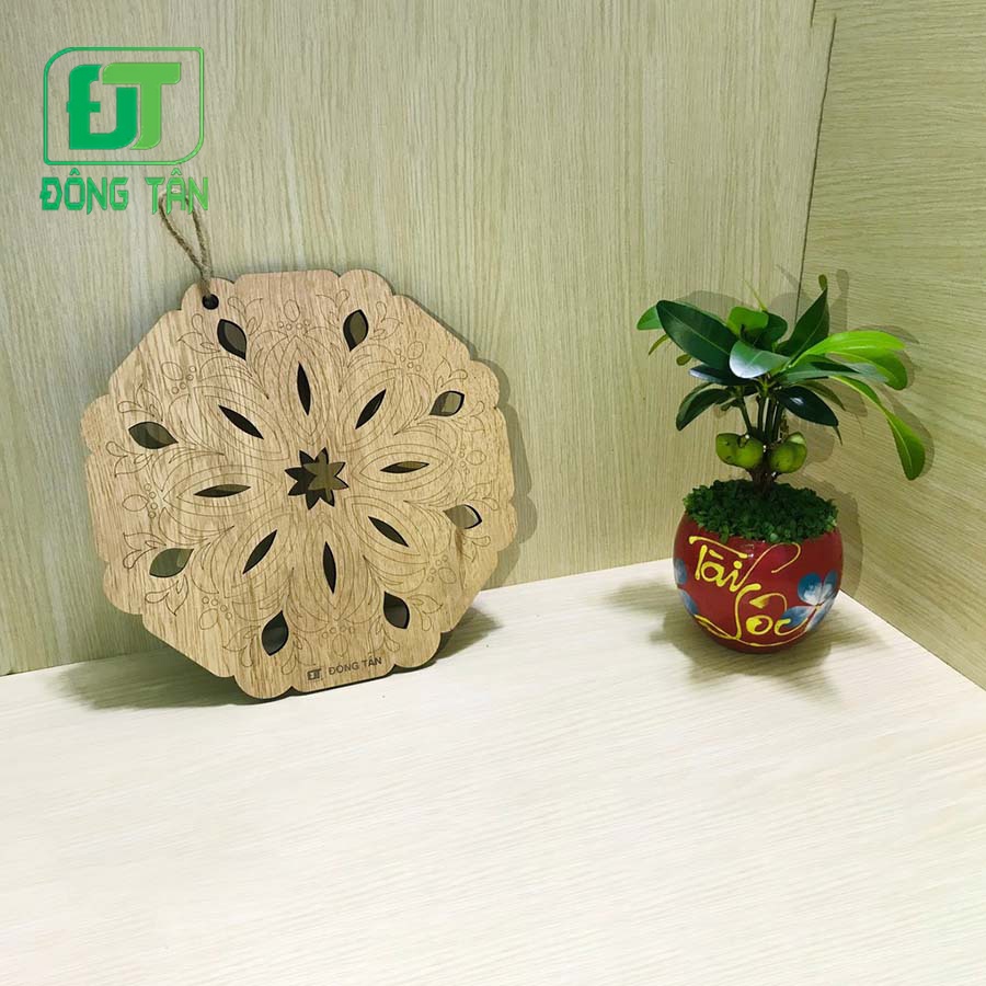 Combo 2 Đế Lót Nồi Bằng Gỗ Cao Cấp Size Lớn, Cách Nhiệt, Chống Trầy Xướt, Bền Màu