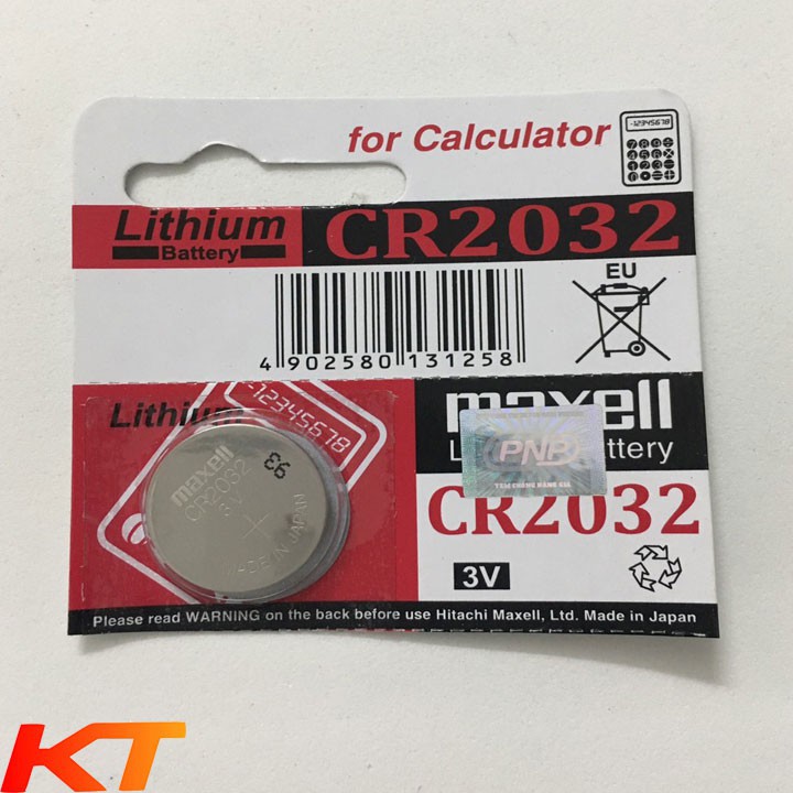 Pin CR2032 Duracell / Panasonic / Energizer / Camelion / Maxell Pin 3v .