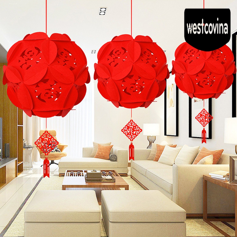 [Hot]☀ Lồng Đèn Vải Treo Trang Trí Năm Mới 2020 Phong Cách Trung Hoa