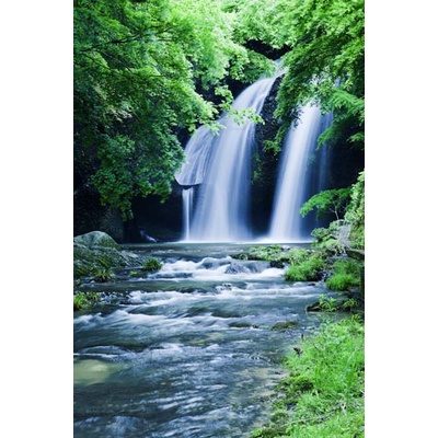 Tranh thác nước thiên nhiên tặng keo và dụng cụ dán 3D