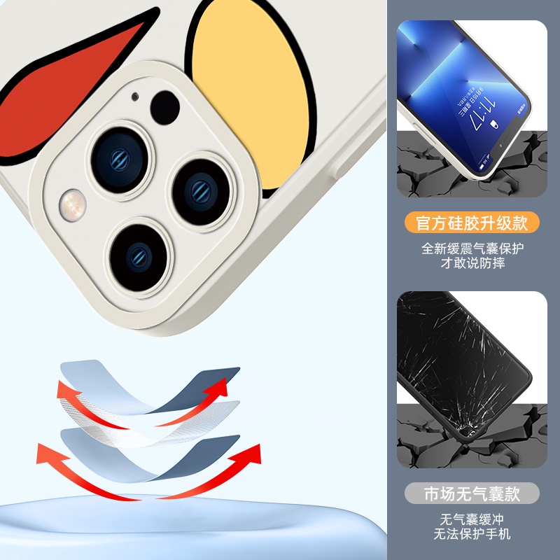 Dllencase Ốp Điện Thoại Silicon Mềm Chống Sốc Cho For iPhone 14 13 Pro Max 7 / 7 Plus / 8 / 8 Plus / X / XS / XR 11 / 12 / 13 / Pro / Pro Max A322