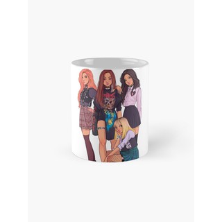 Cốc Sứ, Ly Sứ In Hình Chibi Black Pink