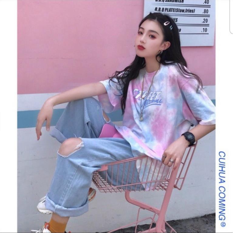 Áo Thun nam nữ loang màu, thời trang hot 2021 | BigBuy360 - bigbuy360.vn