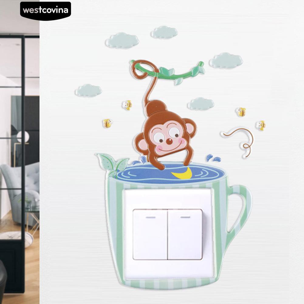 Miếng dán trang trí nút công tắc