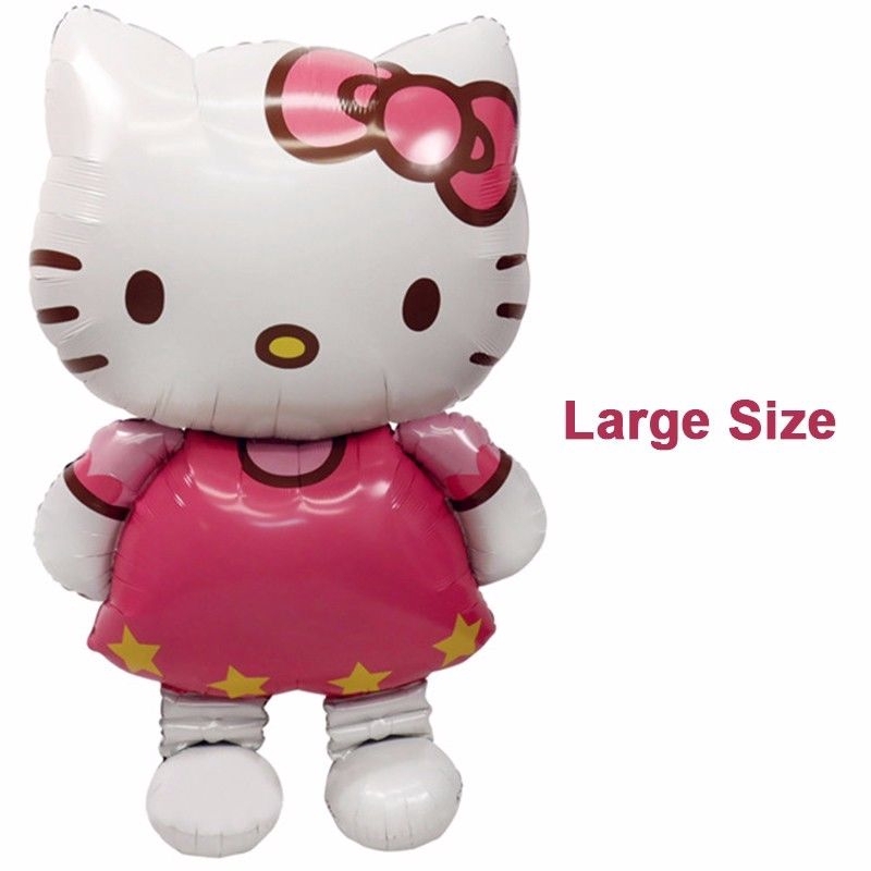 Bong bóng Hello Kitty kích thước 70 * 114cm làm quà sinh nhật cho bé