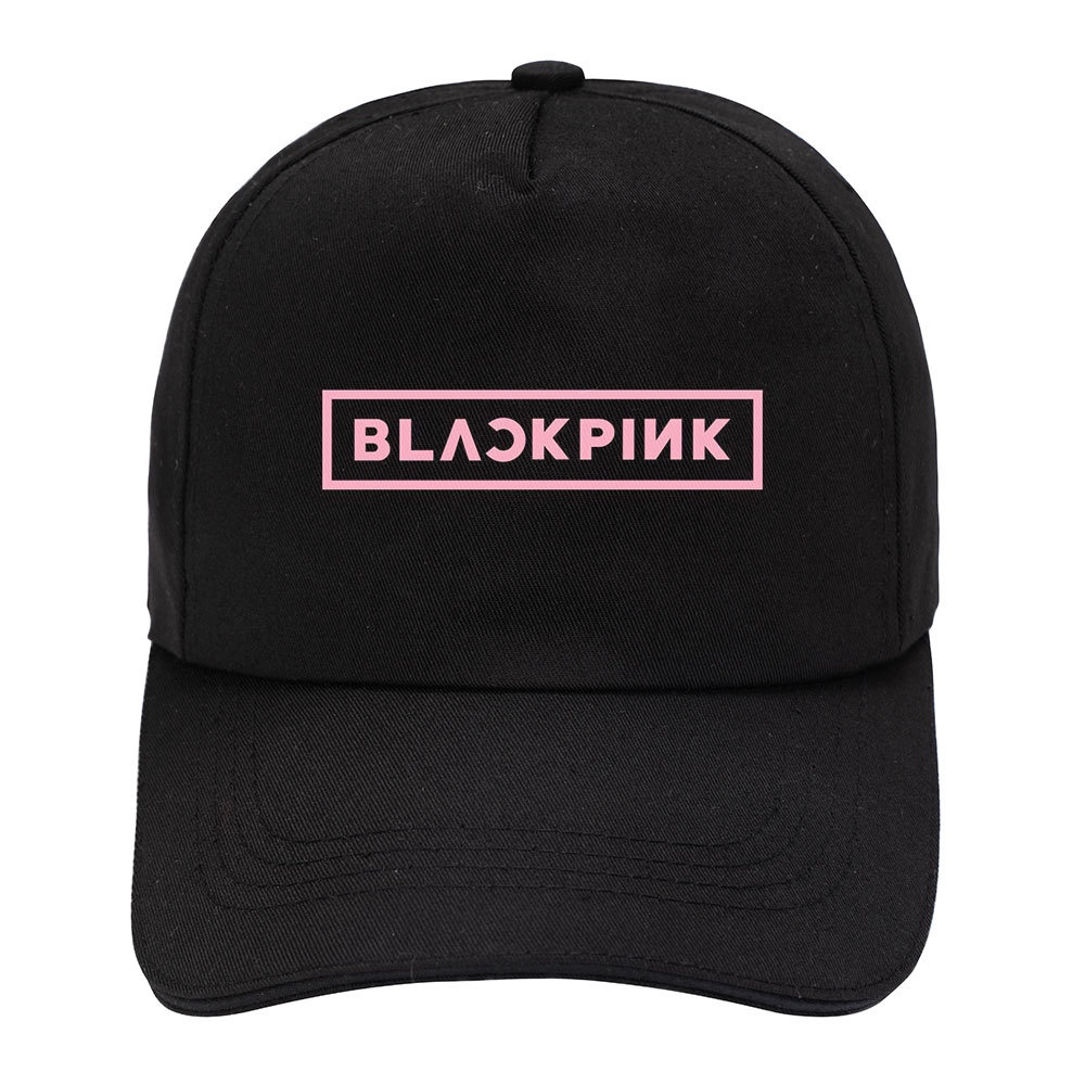 Mũ Lưỡi Trai In Chữ Ký Nhóm Nhạc blackpink Phong Cách Hàn Quốc Thời Trang unisex