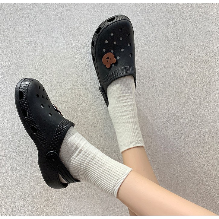 JY205 - Dép lê dép đúc dạng lưới, dép xinh hàng sẵn giá hạt dẻ