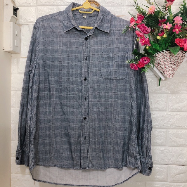 Thanh lý áo sơ mi caro nam size L 80 kg