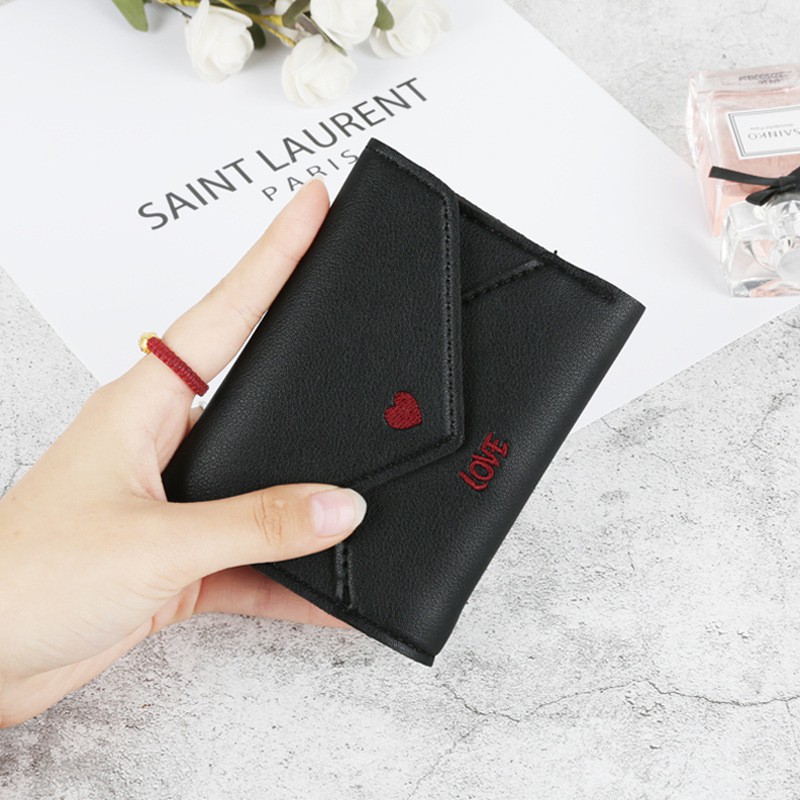 Ví mini dáng bì thư tình yêu dễ thương da mềm size 12.5 | BigBuy360 - bigbuy360.vn