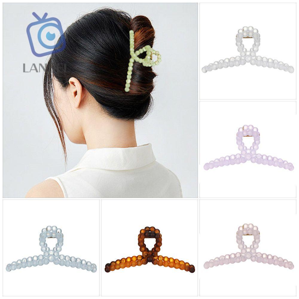 Kẹp tóc càng cua trong suốt thời trang Hàn Quốc thanh lịch