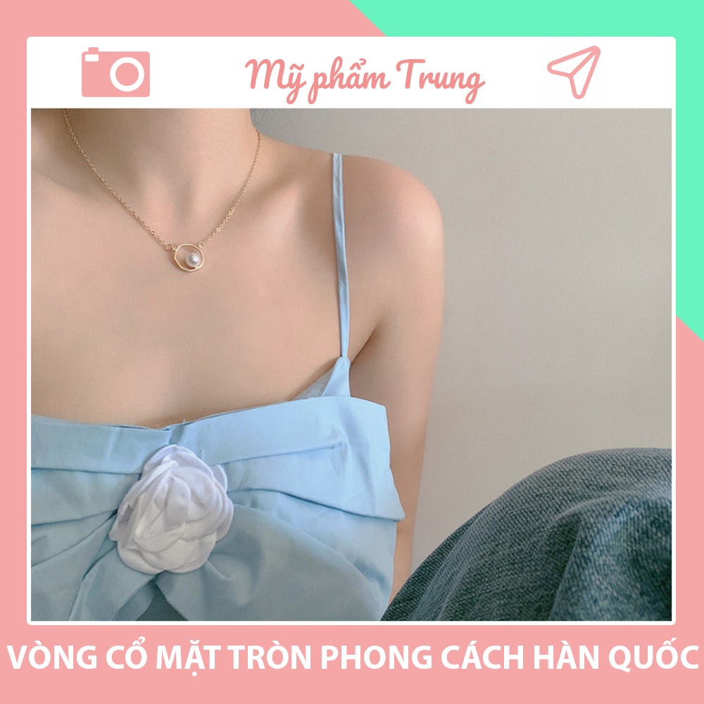 Vòng Cổ Thiết Kế Đơn Giản Phong Cách Hàn Quốc Tao Nhã Phù Hợp Đi Tiệc, Đi Chơi