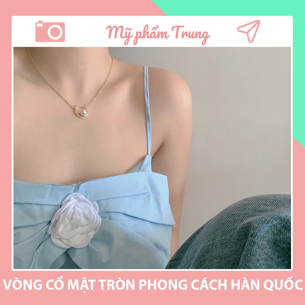 Vòng Cổ Thiết Kế Đơn Giản Phong Cách Hàn Quốc Tao Nhã Phù Hợp Đi Tiệc, Đi Chơi