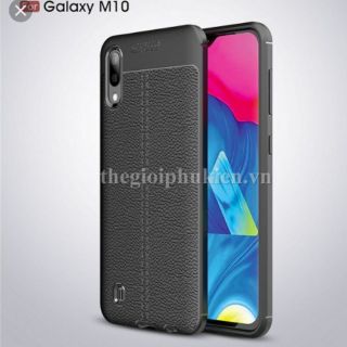 Ốp lưng dẻo giả da Auto Focus cho galaxy M10