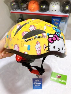 Nón bảo hiểm trẻ em Protec Mèo Kitty vàng