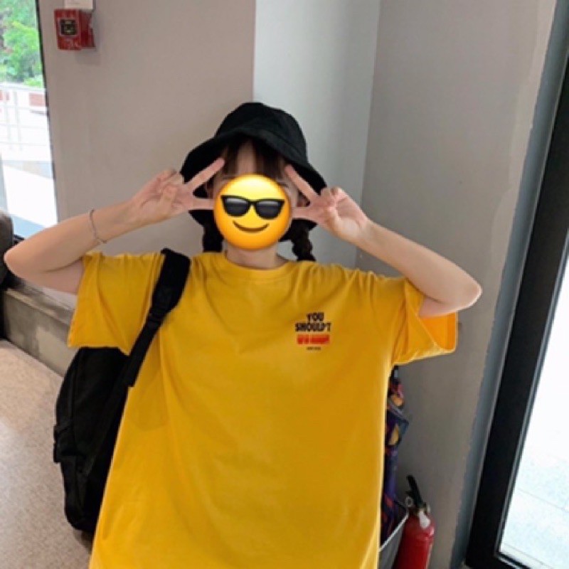 Áo Thun Unisex YOU SHOULD’T G494, Tay Lỡ Form Rộng