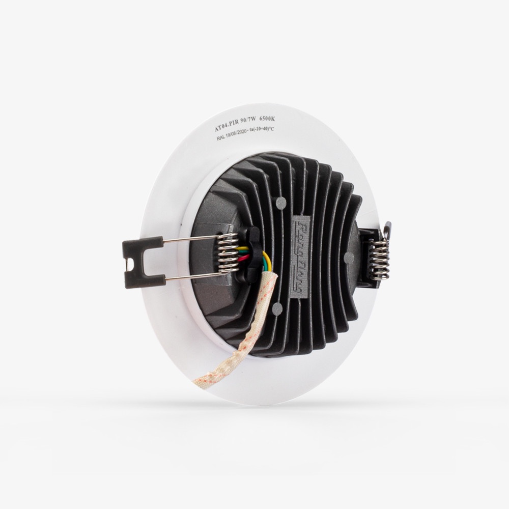 Đèn led âm trần Cảm biến, Đèn led âm trần downlight tiết kiệm điện Model: AT04.PIR 110/9W