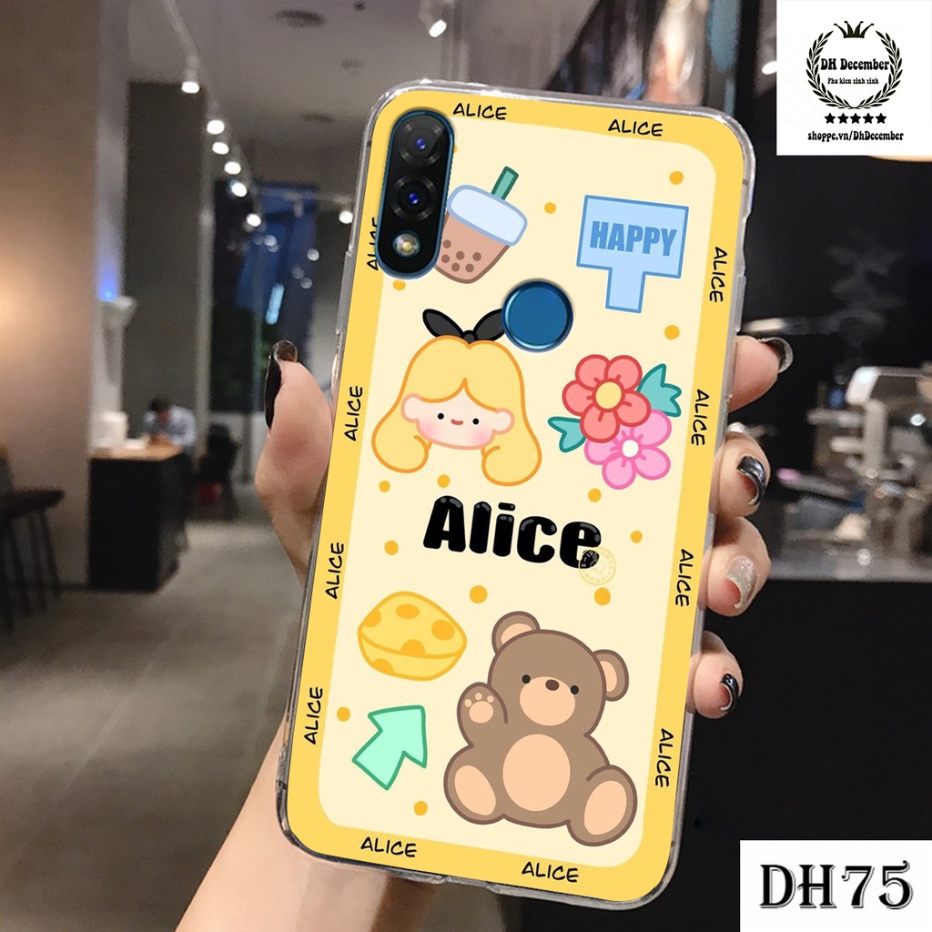 Ốp lưng dẻo Vsmart JOY 2 PLUS in hình 3D GẤU cute be@r, soda, happy day cực hot ,thời thượng