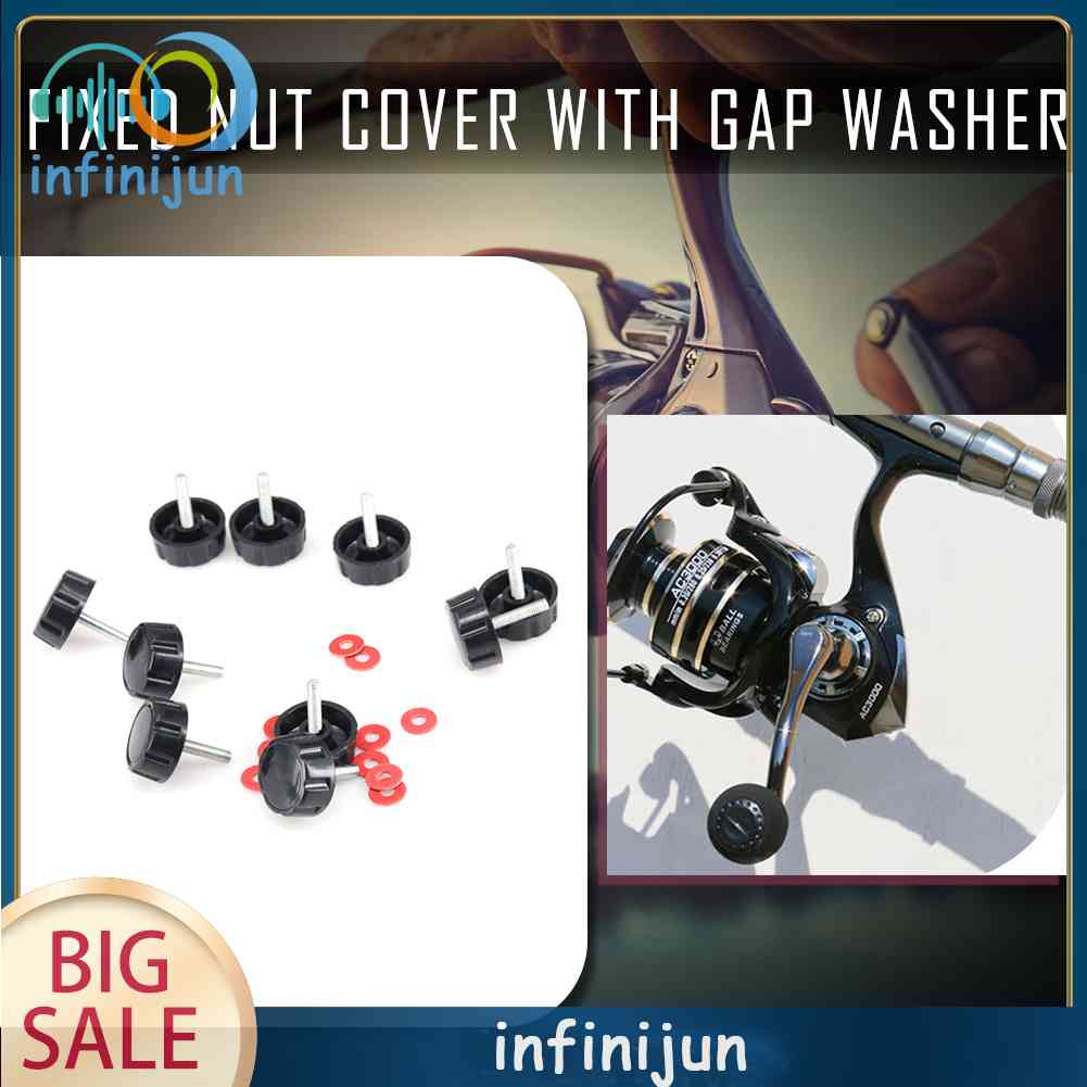 Set 10 Nắp Đậy Máy Câu Cá Kèm Ốc Vít