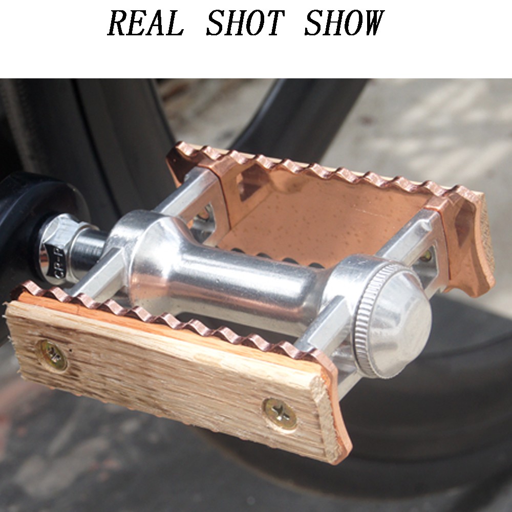 Pê Đan Xe Đạp Leo Núi BMX Bằng Hợp Kim Siêu Nhẹ Phong Cách Retro