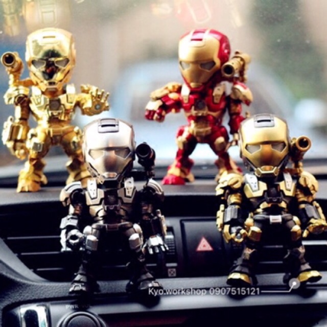 Mô hình figure Ironman WarMachine có đèn Led cảm ứng tiếng động