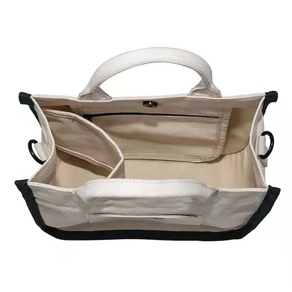 Túi Tote Vải Canvas Đựng Cơm Trưa Cỡ Lớn Họa Tiết Starbucks Chất Lượng Cao